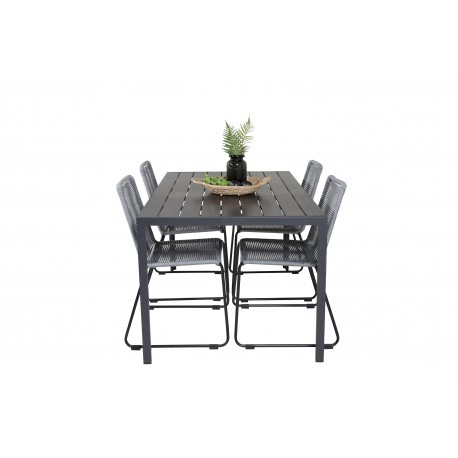 Break Loungesæt - Havemøbelsæt - Sort,Grå