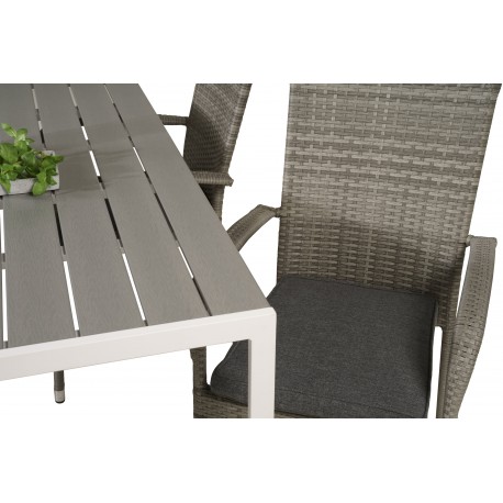 Break Loungesæt - Havemøbelsæt - Grå,Hvid