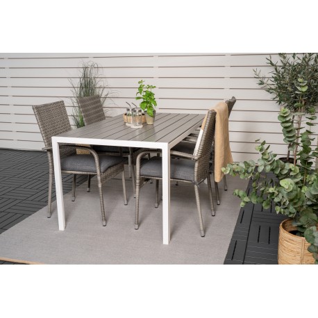 Break Loungesæt - Havemøbelsæt - Grå,Hvid
