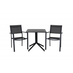 Way t Loungesæt - Havemøbelsæt - Sort