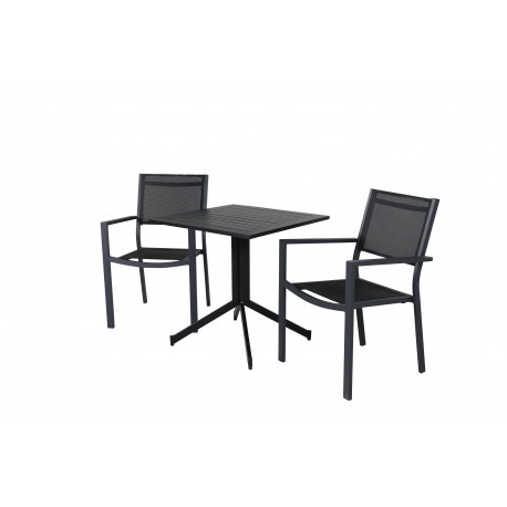 Way t Loungesæt - Havemøbelsæt - Sort