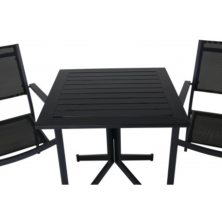 Way t Loungesæt - Havemøbelsæt - Sort