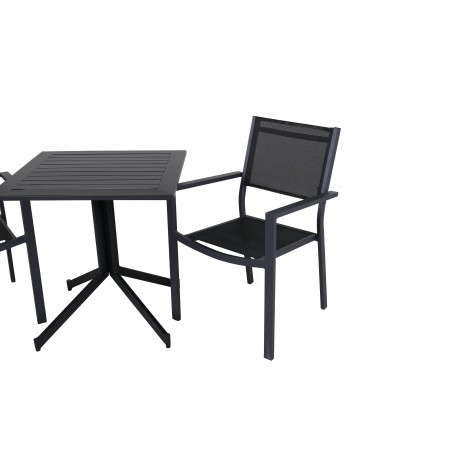 Way t Loungesæt - Havemøbelsæt - Sort