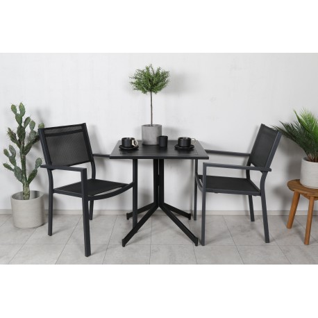 Way t Loungesæt - Havemøbelsæt - Sort