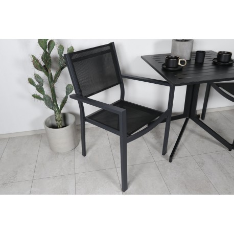 Way t Loungesæt - Havemøbelsæt - Sort