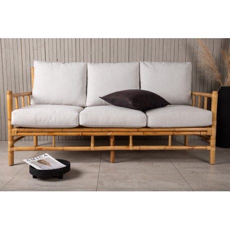 Cane 3 personers haveSofa - Lysegrå,Natur