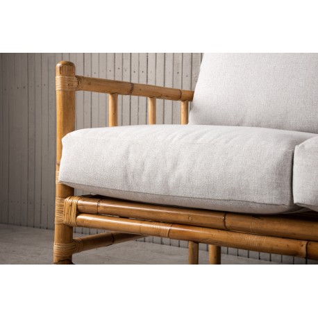 Cane 3 personers haveSofa - Lysegrå,Natur