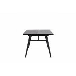 Stilfuldt Spisebord - Sort og Light Brushed