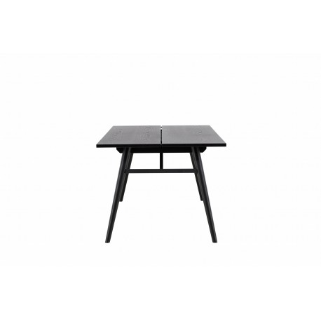 Stilfuldt Spisebord - Sort og Light Brushed