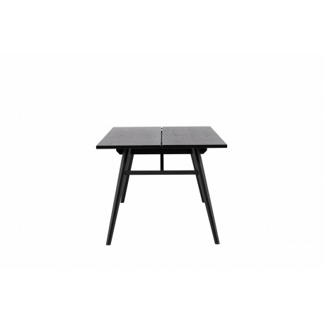 Stilfuldt Spisebord - Sort og Light Brushed