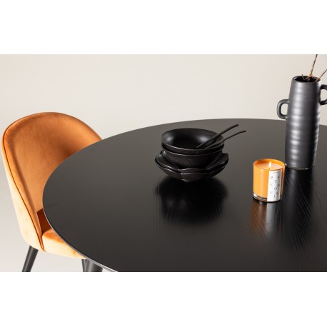 Dipp Rundt spisebord - Sort
