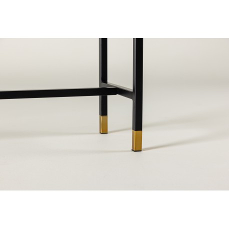 Dipp Sidebord - Sort og Messing