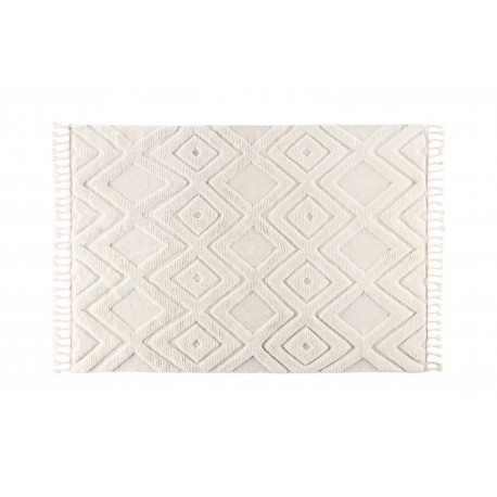 Dahlia Tæppe - Hvid