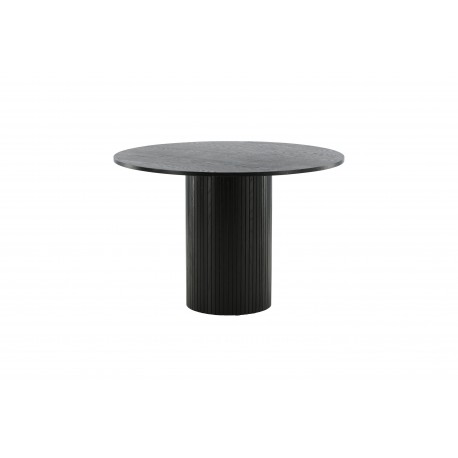 Bianca Rundt spisebord - Sort