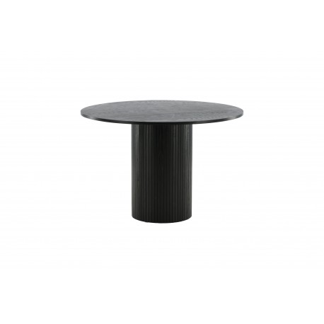 Bianca Rundt spisebord - Sort