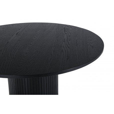 Bianca Rundt spisebord - Sort