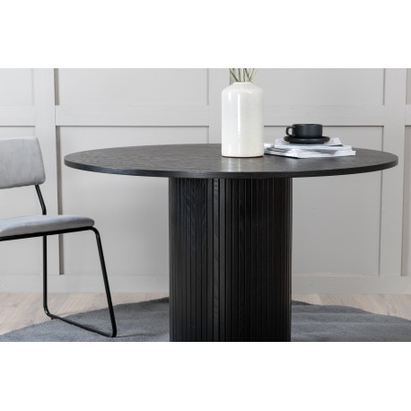 Bianca Rundt spisebord - Sort