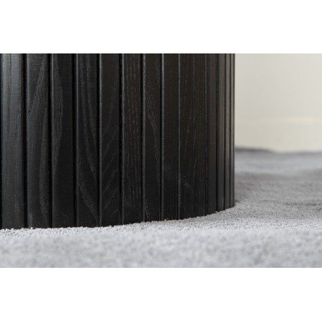 Bianca Rundt spisebord - Sort