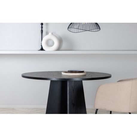 Bootcut Rundt Rundt spisebord - Sort