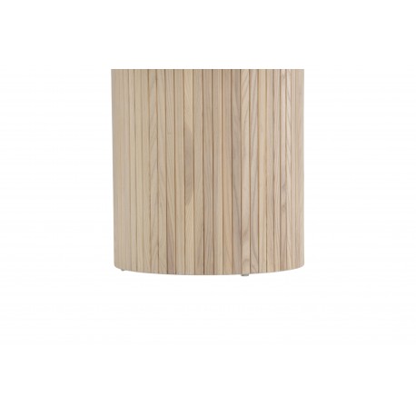 Bianca Rundt spisebord - Sort og Hvid