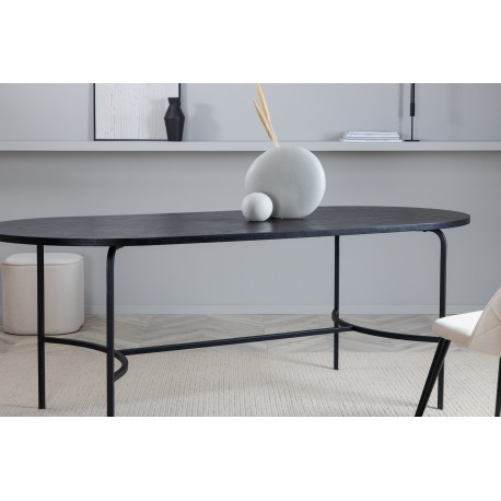 Skate Ovalt spisebord - Sort