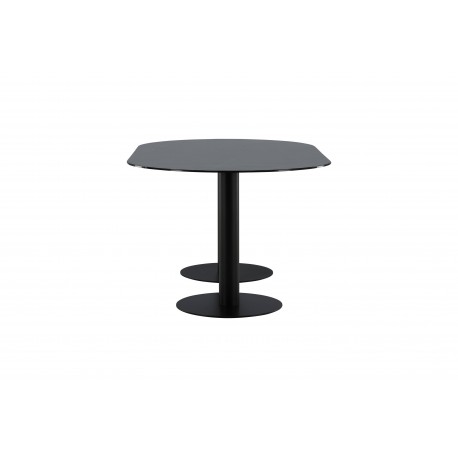 Pillan Ovalt spisebord - Sort