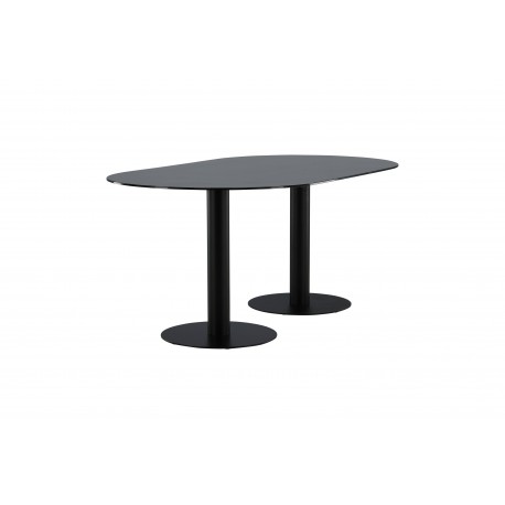 Pillan Ovalt spisebord - Sort