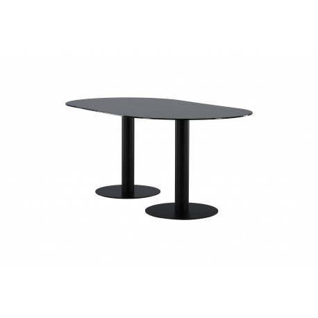 Pillan Ovalt spisebord - Sort