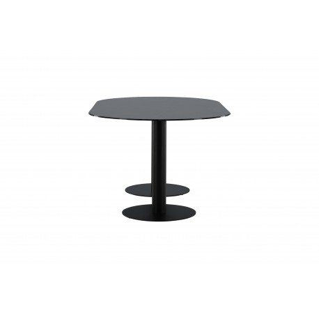 Pillan Ovalt spisebord - Sort