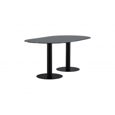 Pillan Ovalt spisebord - Sort
