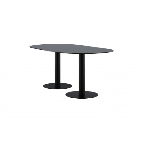 Pillan Ovalt spisebord - Sort