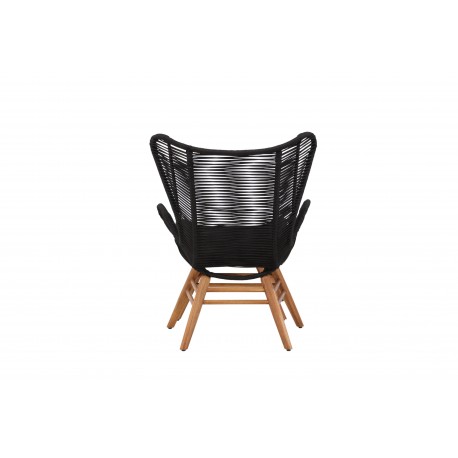 Tingeling Lounge Stol - Sort,Natur