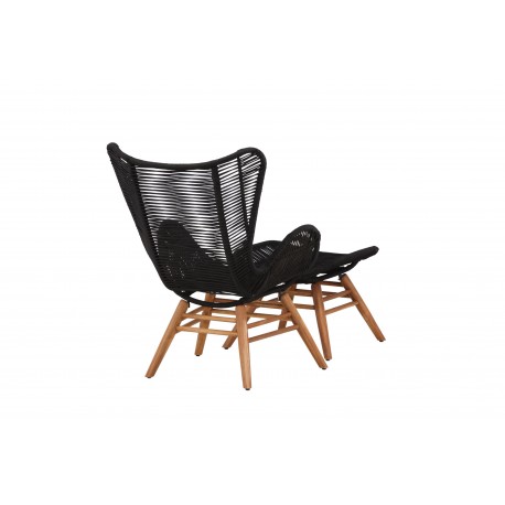 Tingeling Lounge Stol - Sort,Natur