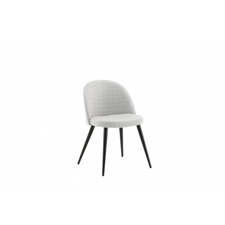 Fløjl Spisestol - Sort