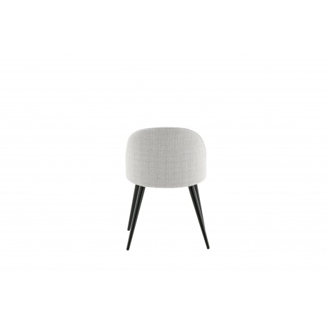 Fløjl Spisestol - Sort