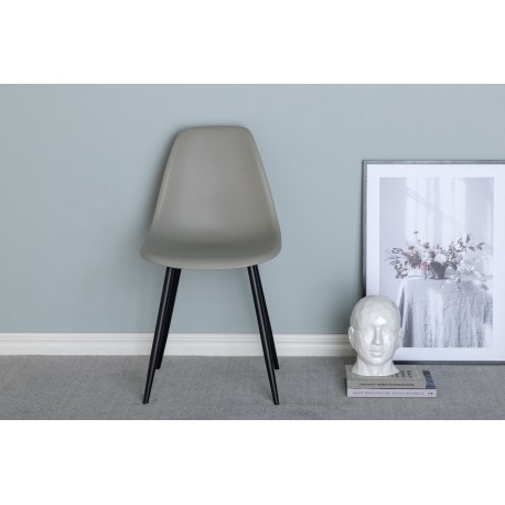 Polar Spisebordsstol - Sort og Grå