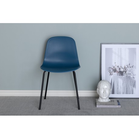 Arctic Spisebordsstol - Sort og Blå