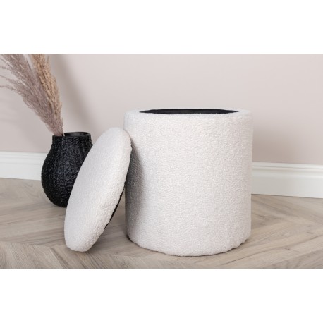 Limpen Skammel Ø32-cm Hvid