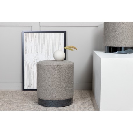 Benji Pouf - Sort og Gråbeige