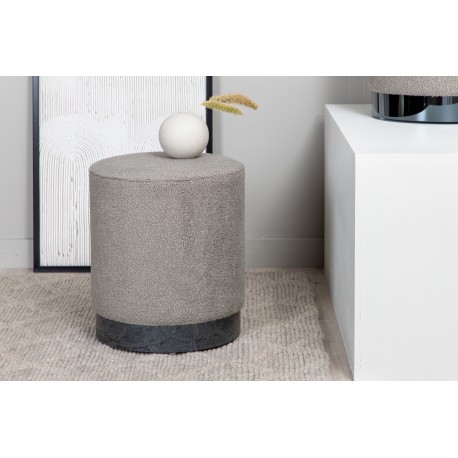 Benji Pouf - Sort og Gråbeige
