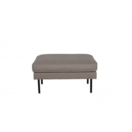 Zoom Ottoman - Sort og Brun