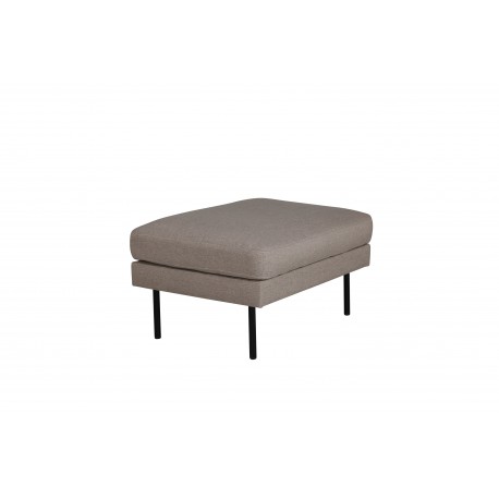 Zoom Ottoman - Sort og Brun