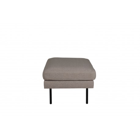 Zoom Ottoman - Sort og Brun