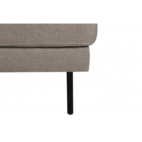 Zoom Ottoman - Sort og Brun