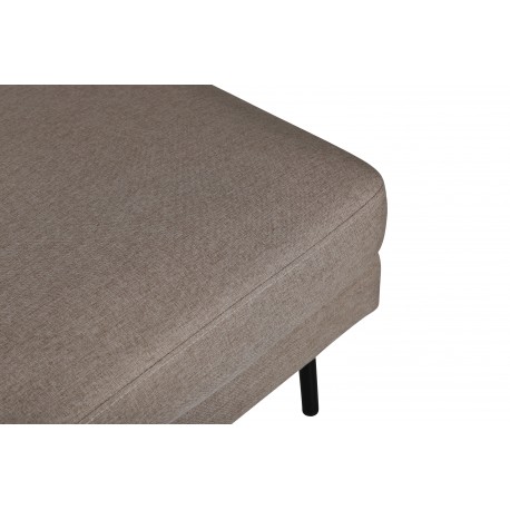 Zoom Ottoman - Sort og Brun