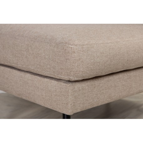 Zoom Ottoman - Sort og Brun