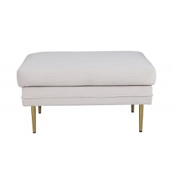 Boom Ottoman - Beige og Messing