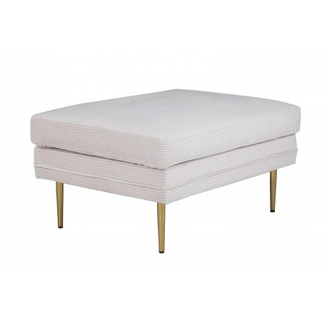 Boom Ottoman - Beige og Messing