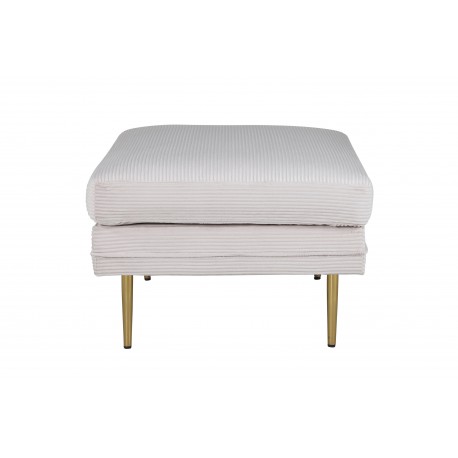 Boom Ottoman - Beige og Messing