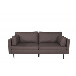 Boom 3 personers Sofa - Sort og Brun